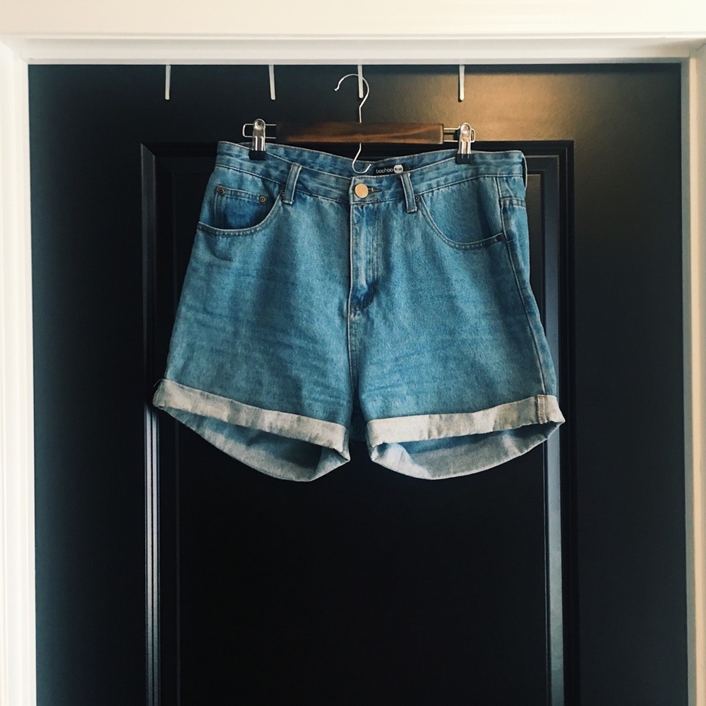 High-Waisted Jean Shorts